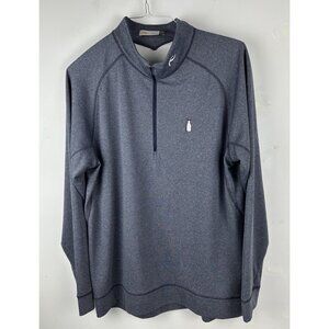 KJUS Pullover Mens XL 54 Blue Keano 1/2 Zip Performance Golf Active Milk Bottle